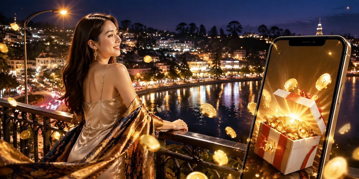 Người dùng chơi casino trên điện thoại giữa không khí Đà Lạt se lạnh